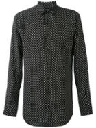 Polka-dot Shirt - Men - Silk - 16, Black, Silk, Alexander Mcqueen