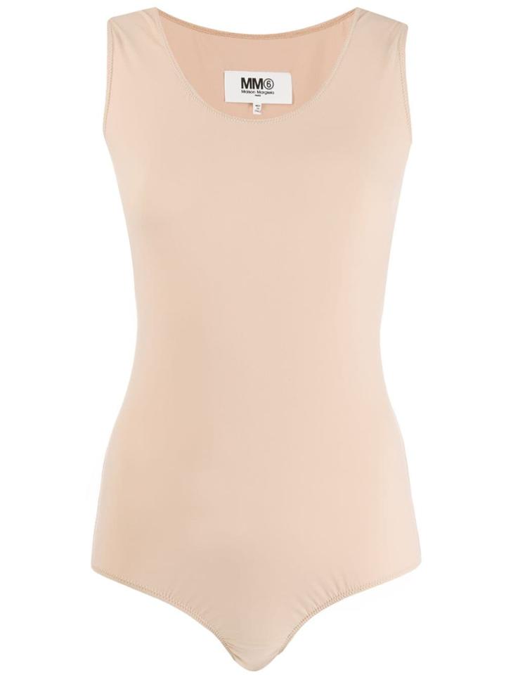 Mm6 Maison Margiela Slim Bodysuit - Neutrals