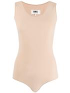 Mm6 Maison Margiela Slim Bodysuit - Neutrals