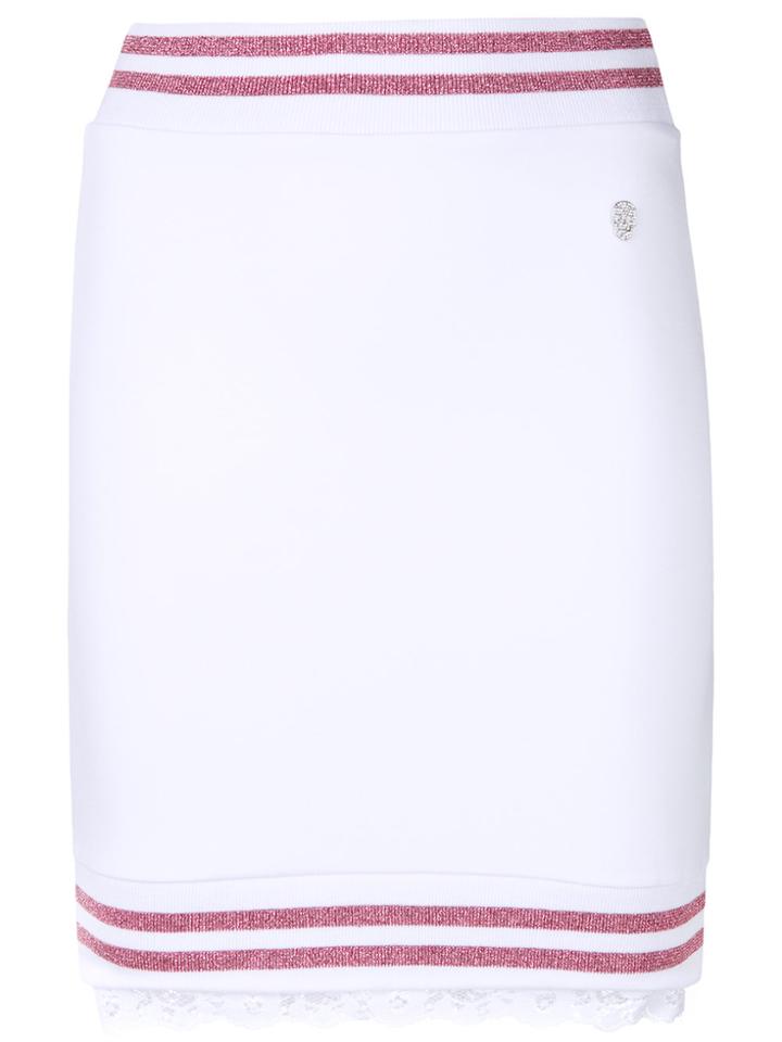 Philipp Plein Dream Girls Mini Skirt - White