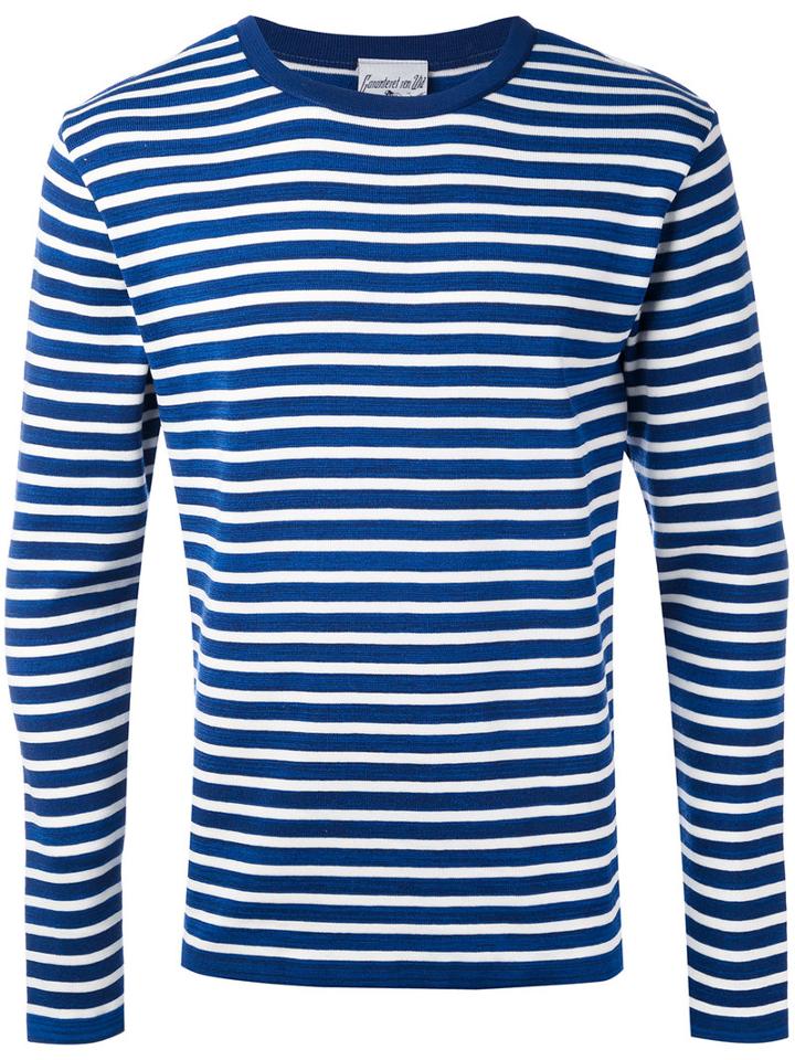 S.n.s. Herning - Passage Jumper - Men - Cotton/merino - S, Blue, Cotton/merino