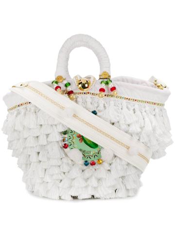 Sikuly Coffa Woven Tote - White