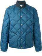 Bellerose Padded Bomber Jacket, Men's, Size: Large, Blue, Cotton/feather Down/nylon