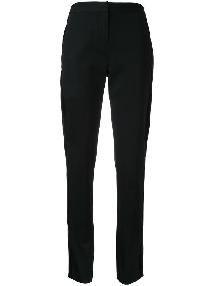 Bianca Spender Stripe Tuxedo Trousers, Women's, Size: 14, Black, Polyester/triacetate