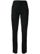 Bianca Spender Stripe Tuxedo Trousers, Women's, Size: 14, Black, Polyester/triacetate