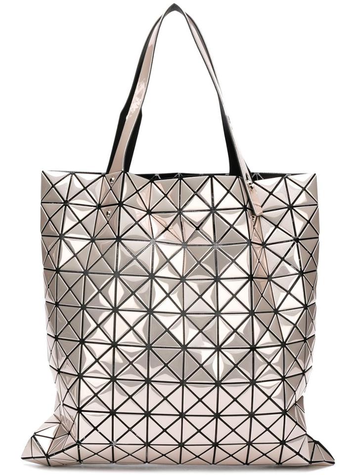 Bao Bao Issey Miyake Geometric Structure Shopper Bag - Pink & Purple