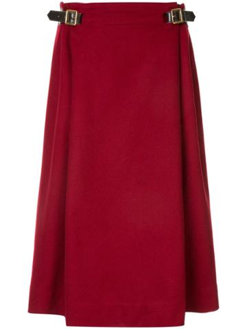 Hermès Vintage Hermes Vintage Skirt - Red