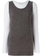 Société Anonyme 'supertank' Top, Women's, Size: Large, Grey, Wool/alpaca/merino