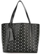 Jimmy Choo Twist East West Tote, Women's, Black, Leather/metal (other)