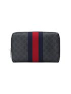 Gucci Gg Supreme Toiletry Case - Black