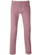 Dolce & Gabbana Slim Fit Jeans, Men's, Size: 50, Pink/purple, Cotton/spandex/elastane