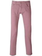 Dolce & Gabbana Slim Fit Jeans, Men's, Size: 50, Pink/purple, Cotton/spandex/elastane