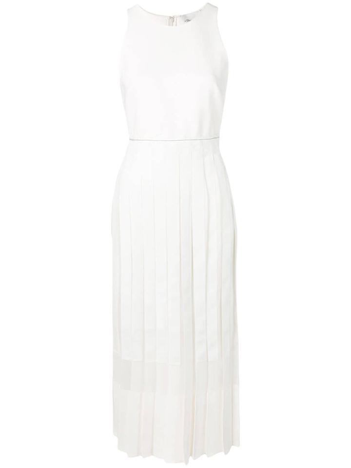 3.1 Phillip Lim Grosgrain Pleated Dress - Neutrals