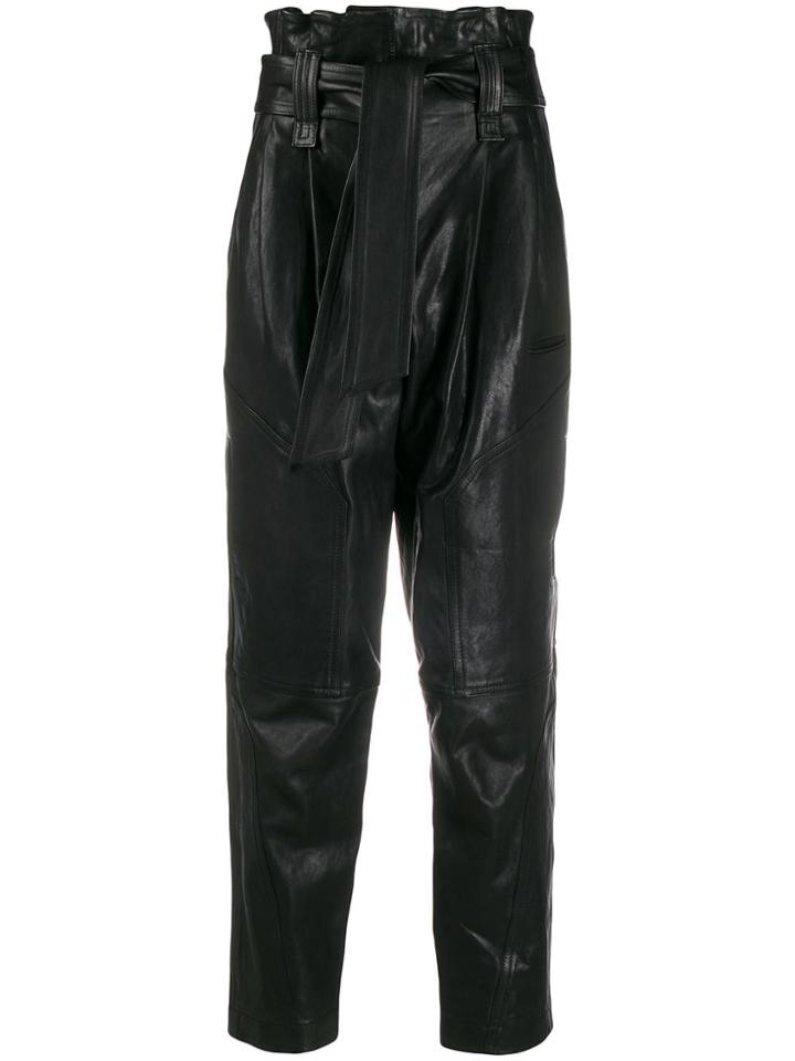 Iro Pleated Waist Trousers - Black