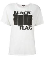 R13 'black Flag' T-shirt, Women's, Size: Xs, White, Cotton/cashmere