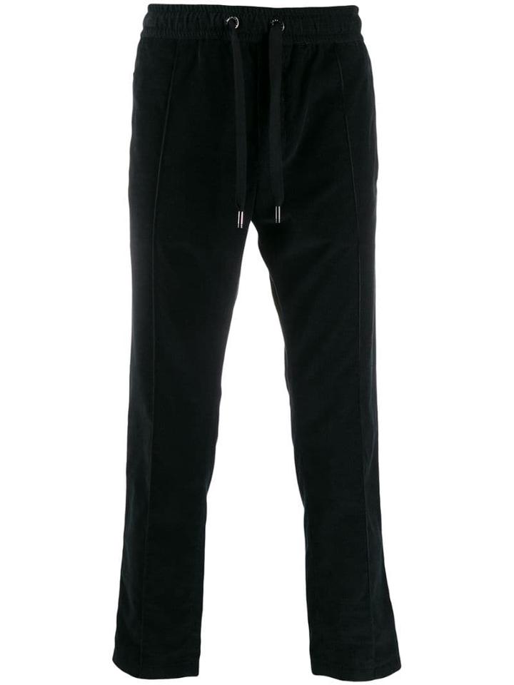 Dolce & Gabbana Corduroy Track Pants - Blue