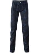 Kenzo 'hairs' Jeans, Men's, Size: 30, Blue, Cotton/elastodiene