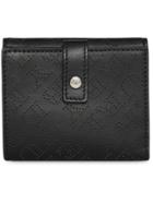 Burberry Small Perforated Logo Leather Wallet - Black