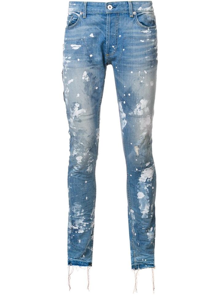 Mr. Completely 'painter' Jeans, Men's, Size: 28, Blue, Cotton/polyurethane