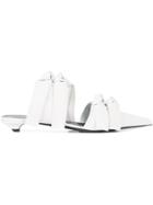 Proenza Schouler Tie-detail Mules - White