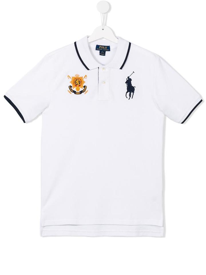 Ralph Lauren Kids 'big Pony' Polo Shirt, Boy's, Size: 14 Yrs, White