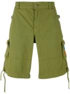 Moschino - Logo Pocket Cargo Shorts - Men - Cotton - 50, Green, Cotton