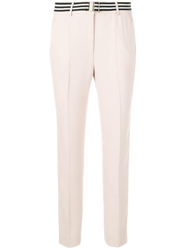 Steffen Schraut Creased Tapered Trousers - Neutrals