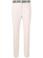 Steffen Schraut Creased Tapered Trousers - Neutrals