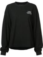 Enfants Riches Deprimes - Logo Print Sweatshirt - Women - Cotton - S, Black, Cotton