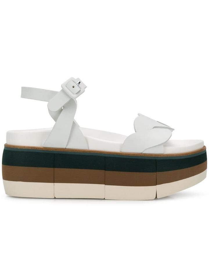 Paloma Barceló Midori Platform Sandals - White