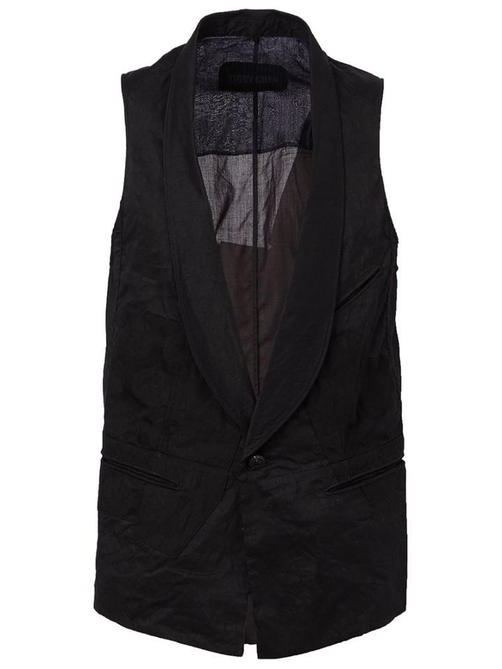Ziggy Chen Wrinkled Waistcoat