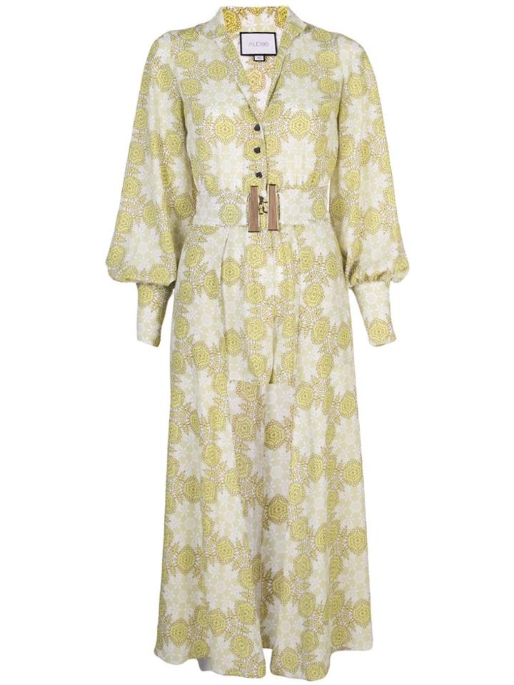 Alexis Derby Romper With A Cape - Green