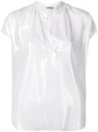 Blanca Shiny Shirt - White