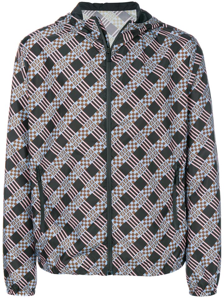 Fendi Printed Zip-up Jacket - Multicolour