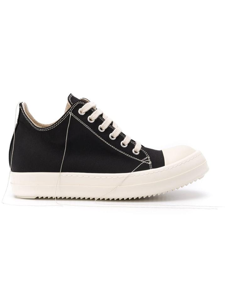 Rick Owens Drkshdw Low Top Trainers - Black