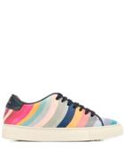 Paul Smith Striped Lo-top Sneakers - Blue