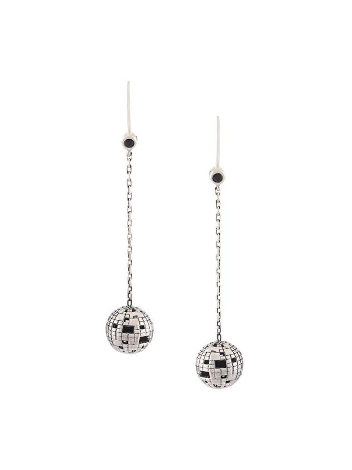 John Brevard 'torus' Hanging Globe Earrings