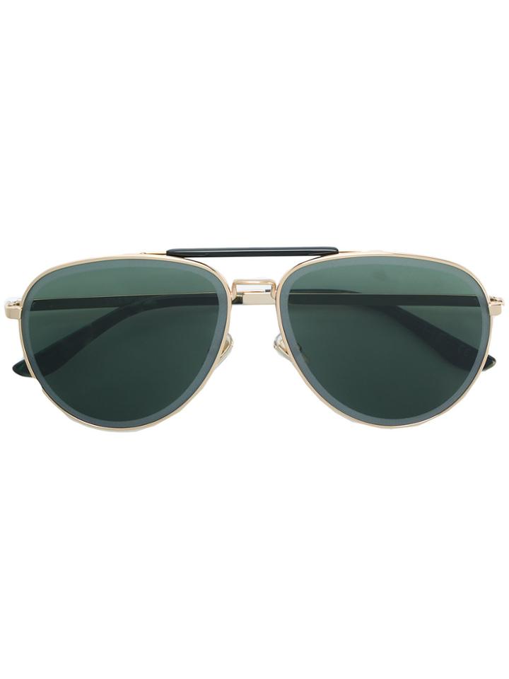 Jimmy Choo Eyewear Fin 63 Aviator Sunglasses - Metallic
