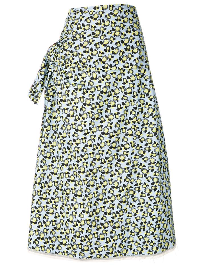 Marni Tied Waist Skirt - Blue