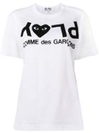 Comme Des Garçons Play Logo Printed T-shirt - White
