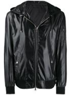 Balmain Full-zipped Hooded Jacket - Black