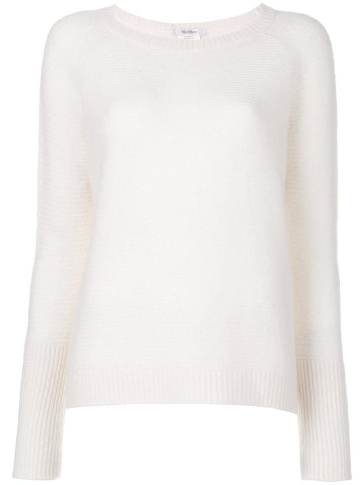 Max Mara - Zeno Sweater - Women - Silk/cashmere - S, White, Silk/cashmere