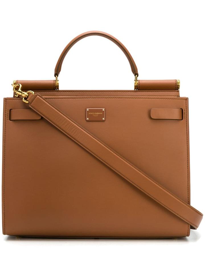 Dolce & Gabbana Messenger Tote - Brown