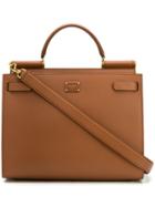Dolce & Gabbana Messenger Tote - Brown