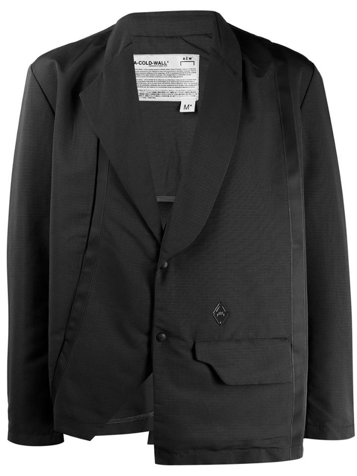 A-cold-wall* Asymmetric Blazer - Black