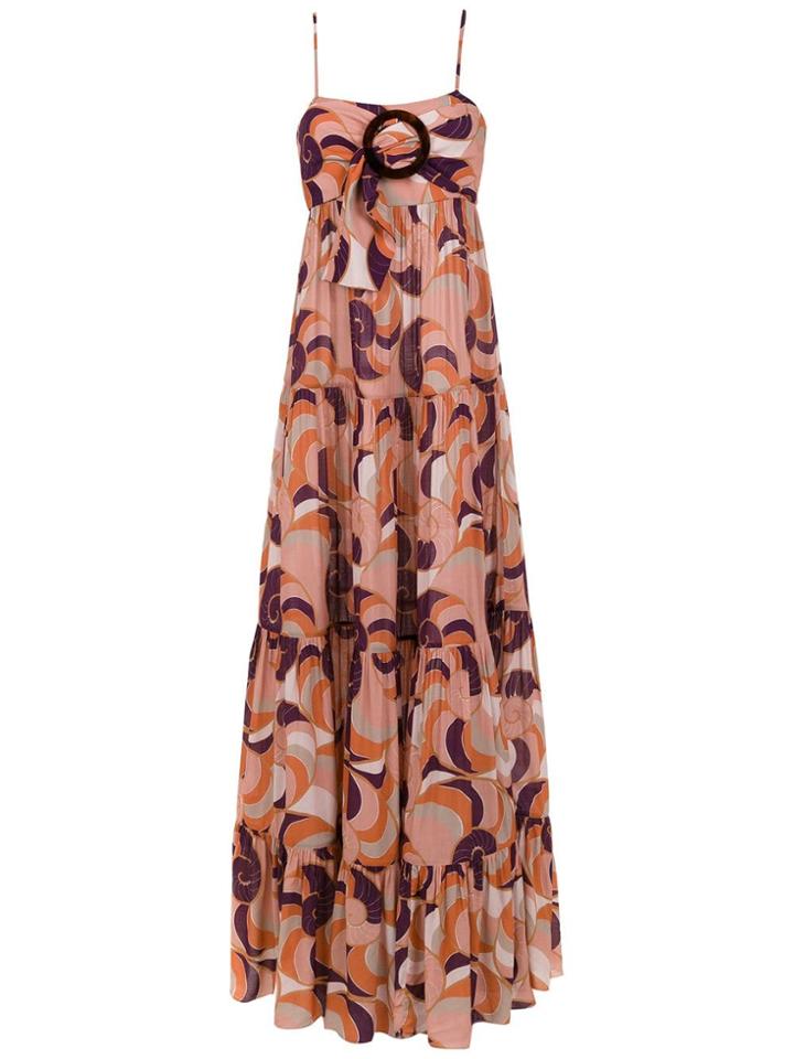 Adriana Degreas Nautilus Long Dress - Multicolour