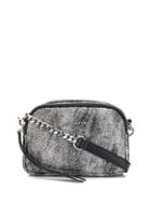 Lancaster Metallic-effect Crossbody Bag - Silver