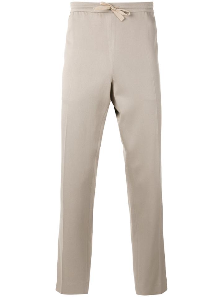Harmony Paris Drawstring Waist Chinos - Nude & Neutrals