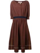 Marni Round Neck Dress - Brown