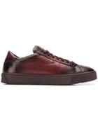 Santoni Classic Lace-up Sneakers - Brown